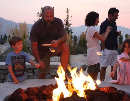 Fire Pit The Lookout at Lake Chelan