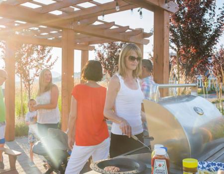 Outdoor Kitchen The Lookout at Lake Chelan