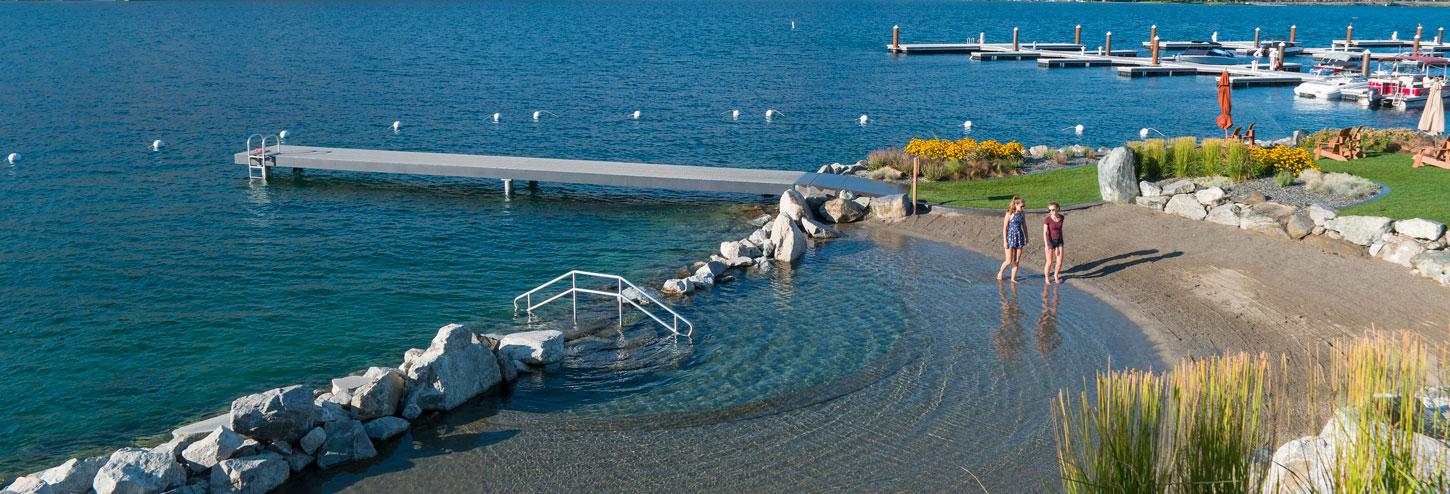 Waterfront at The Lookout at Lake Chelean