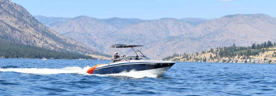 Boating at Lake Chelan