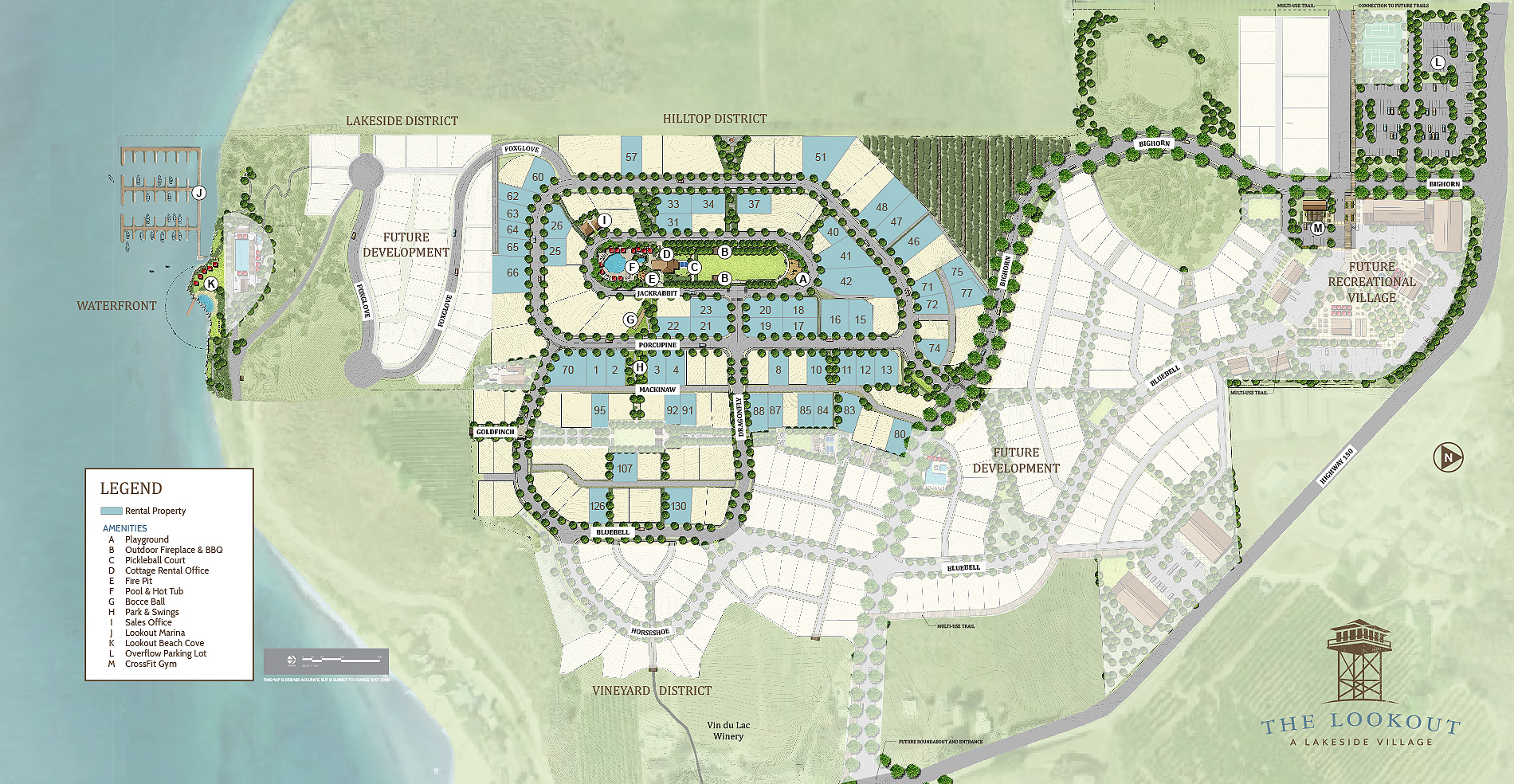The Lookout Lake Chelan Village Map The Lookout at Lake Chelan